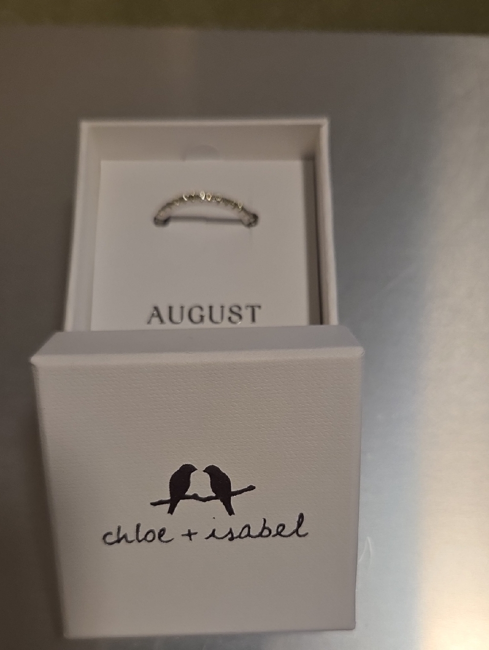 Chloe + Isabel Petits Bijoux Stacking Ring August - size 9 - R175PESR-9